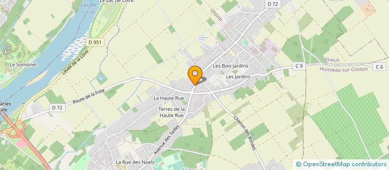 localisation de l'entreprise MADER PLOMBERIE à VINEUIL