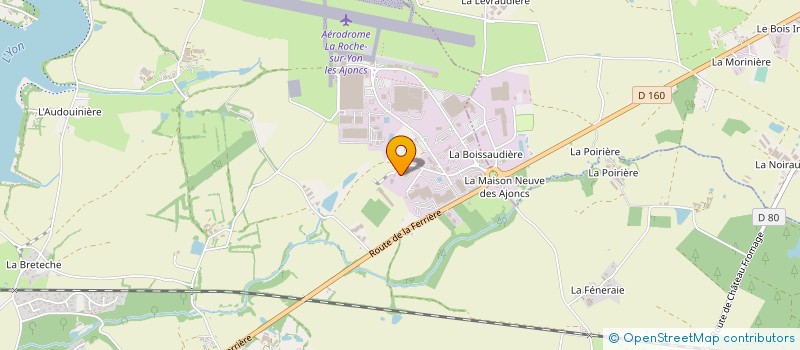 localisation de l'entreprise MADERA à LA ROCHE-SUR-YON