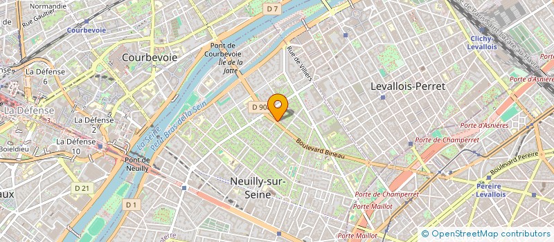 localisation de l'entreprise MADERA à NEUILLY-SUR-SEINE