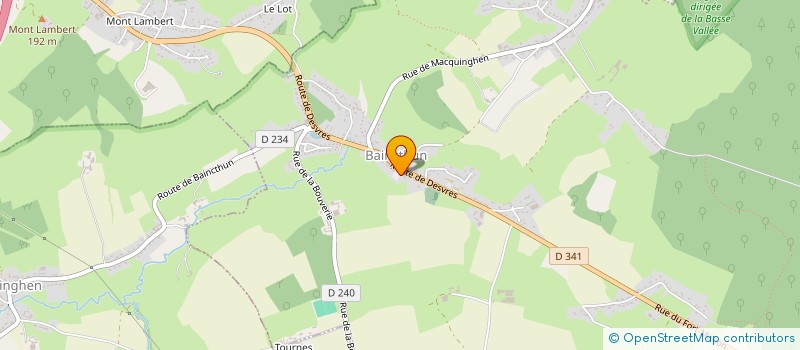 localisation de l'entreprise MADEREMA  BAINCTHUN