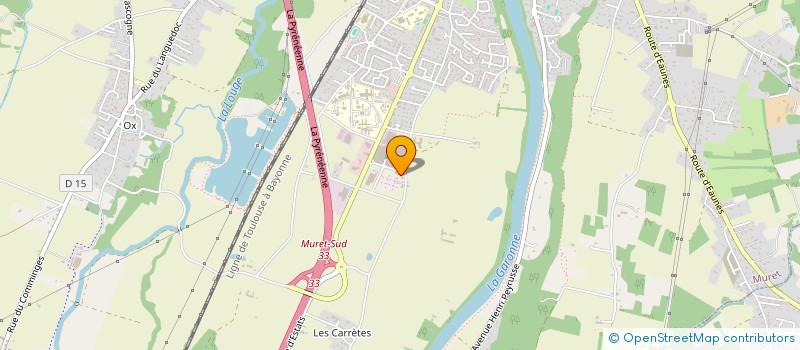 localisation de l'entreprise MADERIC-5  MURET