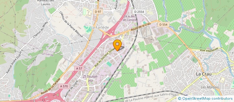 localisation de l'entreprise MADERN PLATS CUISINES  LA FARLEDE