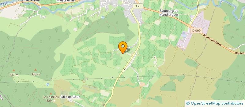 localisation de l'entreprise MADES  FRESSAC