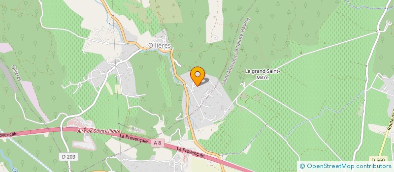 localisation de l'entreprise MADESA à OLLIERES