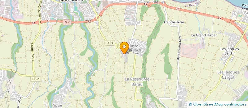 localisation de l'entreprise MADEST MEDICAL à SAINTE-MARIE
