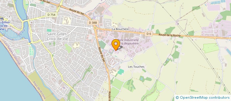 localisation de l'entreprise MADETRIS à SAINT-GILLES-CROIX-DE-VIE