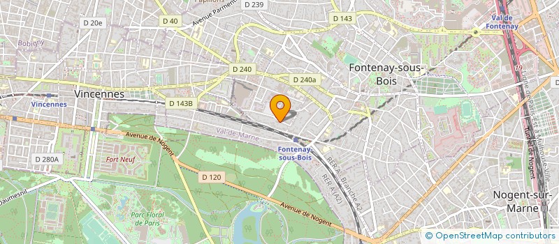 localisation de l'entreprise MADEV à FONTENAY-SOUS-BOIS
