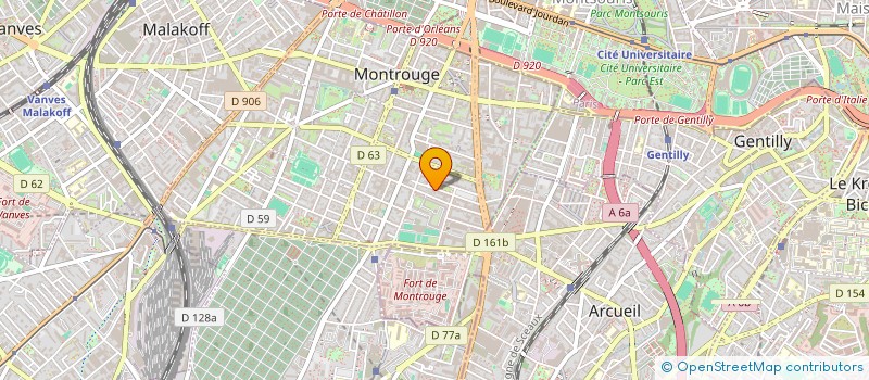 localisation de l'entreprise MADEV SARL à MONTROUGE