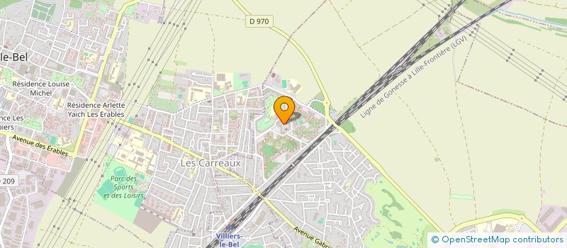 localisation de l'entreprise MADEVA  GONESSE