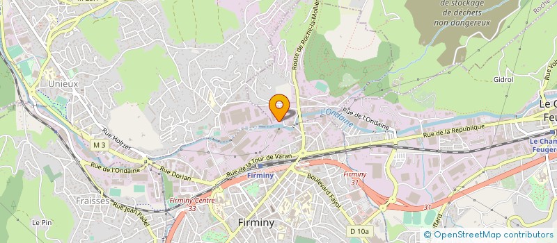 localisation de l'entreprise MADEX à FIRMINY