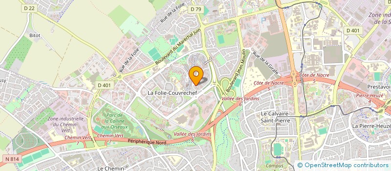 localisation de l'entreprise MADEY à CAEN