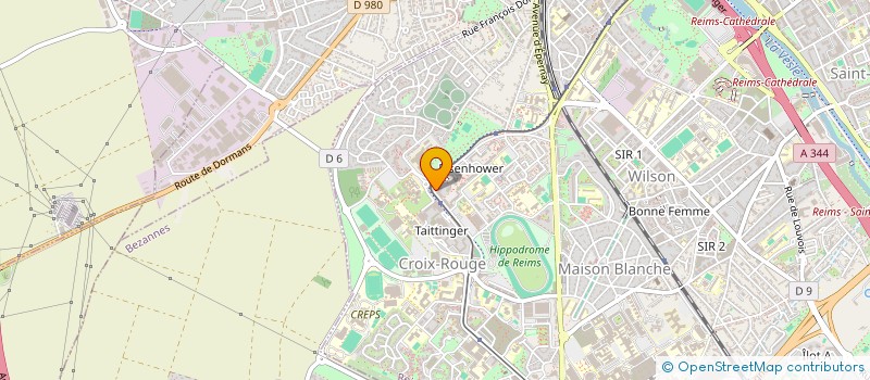 localisation de l'entreprise MADFIL 51  REIMS