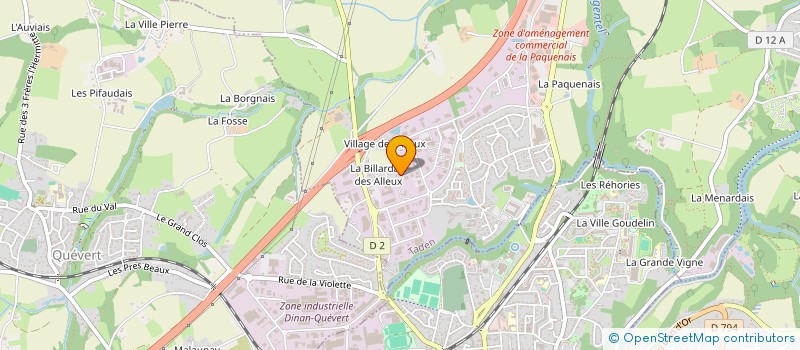 localisation de l'entreprise MADGE OSSATURE BOIS  TADEN