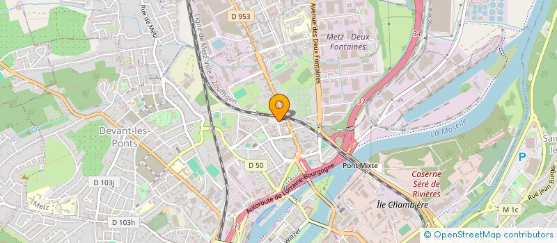 localisation de l'entreprise MADGER à METZ