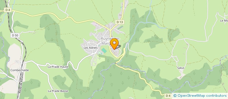 localisation de l'entreprise MADGIC à RUYNES-EN-MARGERIDE