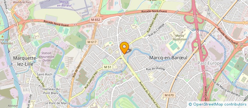 localisation de l'entreprise MADGP à MARCQ-EN-BARŒUL