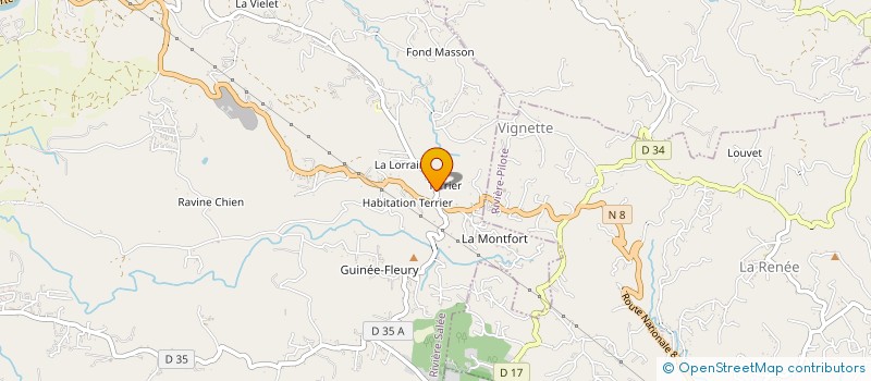 localisation de l'entreprise MADGUAGUY ECO  RIVIERE-SALEE