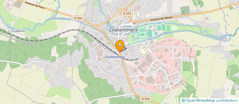 localisation de l'entreprise MADHER à COULOMMIERS