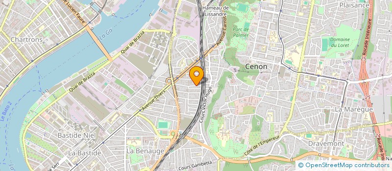 localisation de l'entreprise MADHEVA  CENON