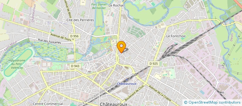 localisation de l'entreprise MADHO à CHATEAUROUX