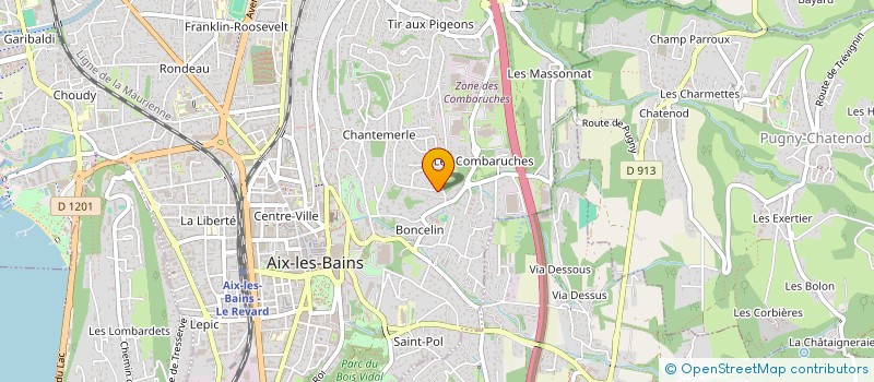 localisation de l'entreprise MADI  AIX-LES-BAINS