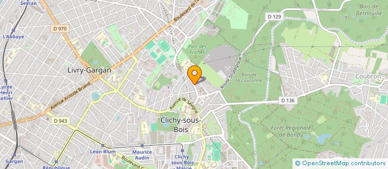 localisation de l'entreprise MADI BAT à CLICHY-SOUS-BOIS