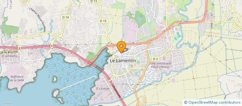 localisation de l'entreprise MADI CARRELAGES  LE LAMENTIN