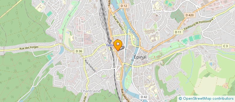 localisation de l'entreprise MADI INVEST à EPINAL