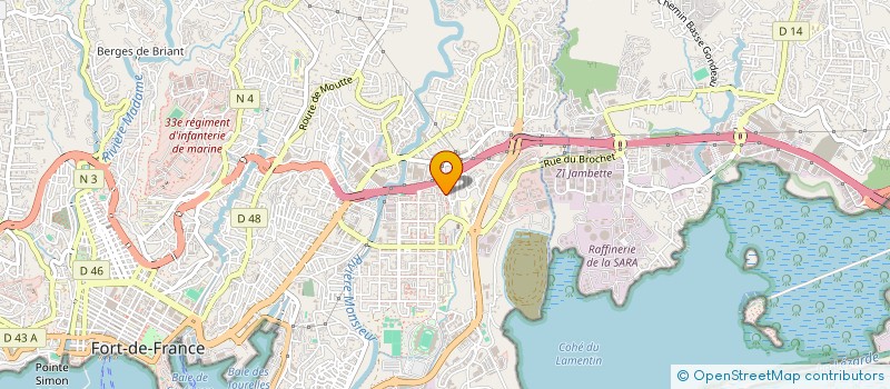 localisation de l'entreprise MADI'KERA STREET CLUB  FORT DE FRANCE