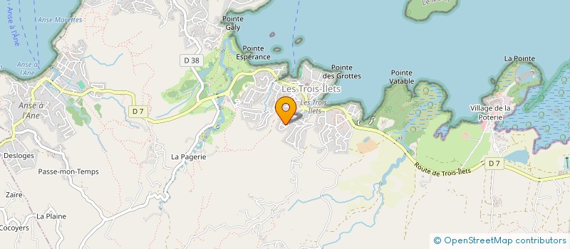 localisation de l'entreprise MADI'MERSION à TROIS ILETS