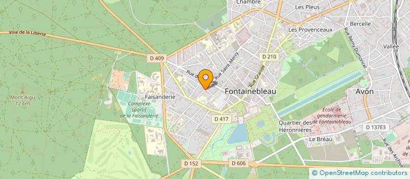 localisation de l'entreprise MADI MINCEUR à FONTAINEBLEAU