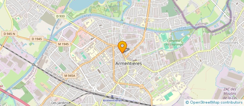 localisation de l'entreprise MADI SAS à ARMENTIERES