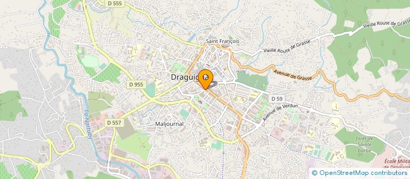localisation de l'entreprise MADI VOYAGES à DRAGUIGNAN