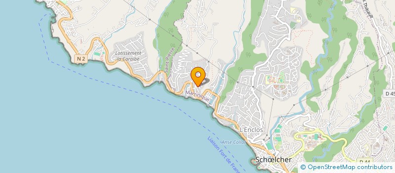 localisation de l'entreprise MADIANA BEACH SARL CV  SCHOELCHER