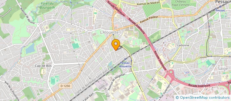 localisation de l'entreprise MADIANOU  PESSAC