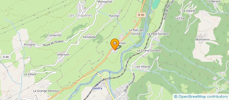 localisation de l'entreprise MADIBA  LA PLAGNE TARENTAISE