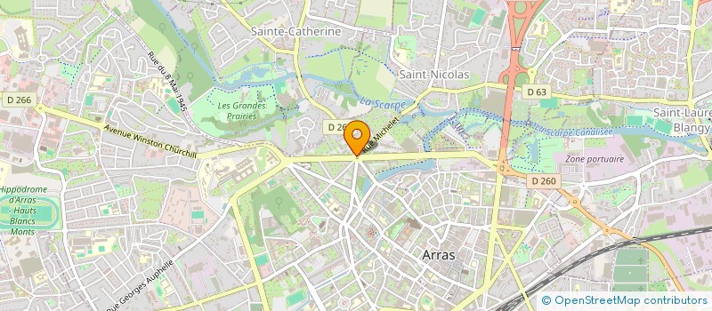 localisation de l'entreprise MADIBAT à ARRAS