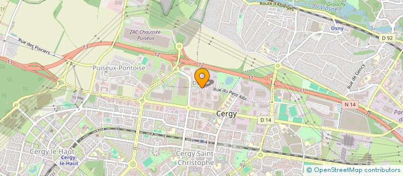 localisation de l'entreprise MADICOB à CERGY