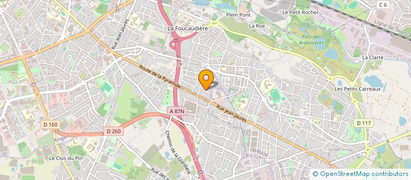 localisation de l'entreprise MADICOM à ANGERS