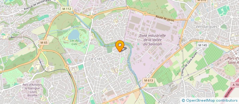localisation de l'entreprise MADIERES  LE CRES