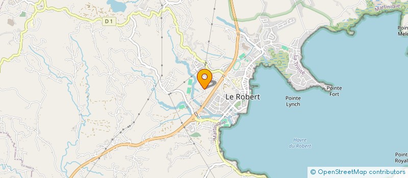 localisation de l'entreprise MADIFLORLOC à LE ROBERT