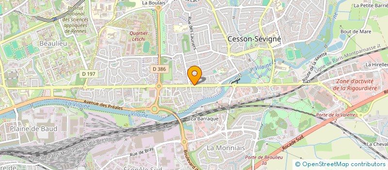 localisation de l'entreprise MADIG 35  CESSON-SEVIGNE