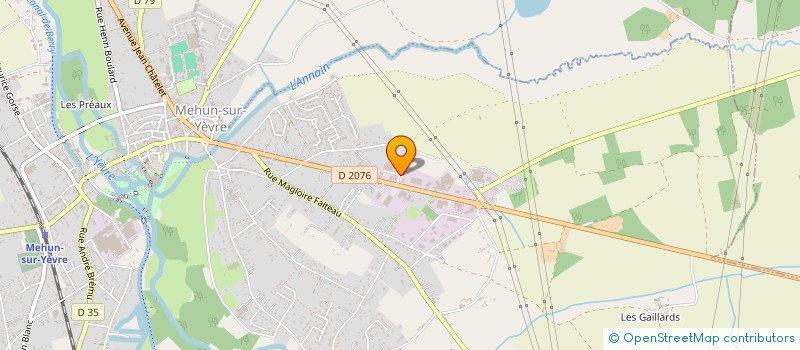 localisation de l'entreprise MADIGIC  MEHUN-SUR-YEVRE