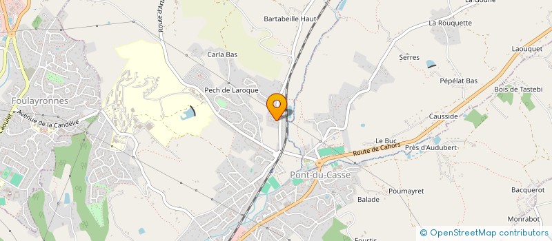 localisation de l'entreprise MADIHE  PONT-DU-CASSE