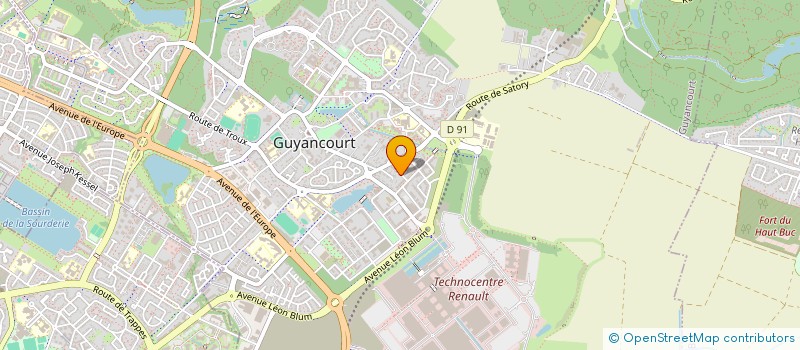 localisation de l'entreprise MADILE  GUYANCOURT