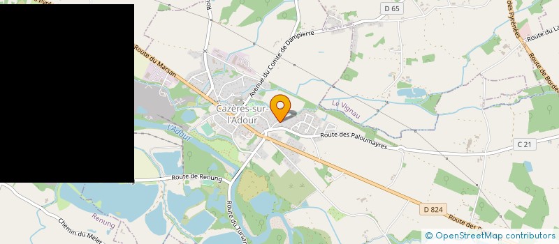 localisation de l'entreprise MADILESI  CAZERES-SUR-L'ADOUR