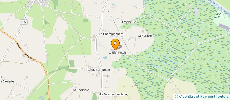 localisation de l'entreprise MADILLO  FROSSAY