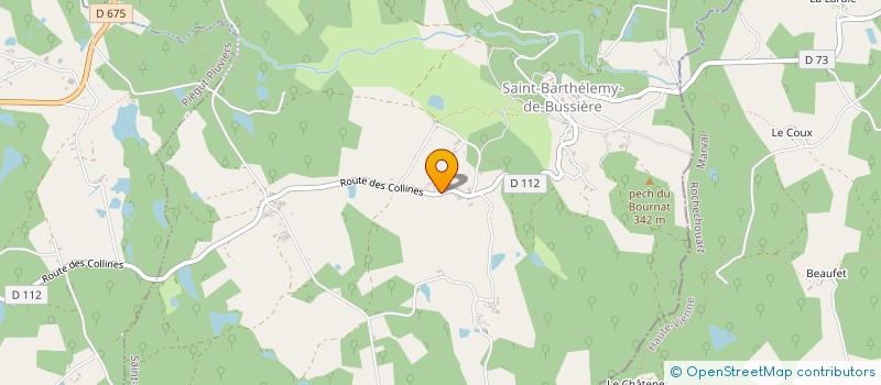 localisation de l'entreprise MADIMA  SAINT-BARTHELEMY-DE-BUSSIERE