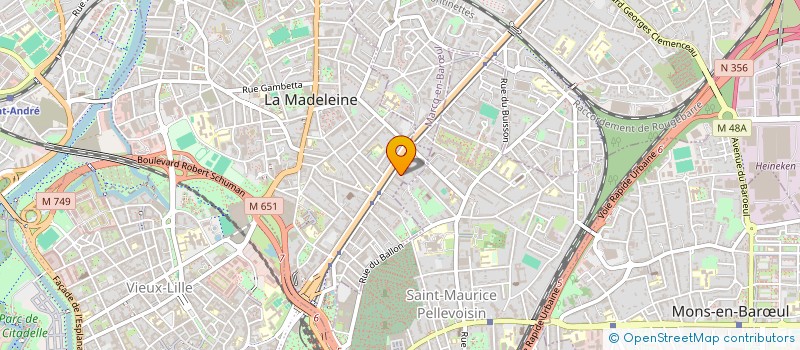 localisation de l'entreprise MADIMO à LA MADELEINE