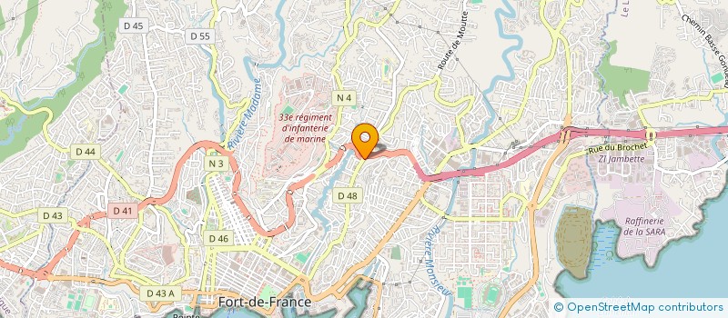 localisation de l'entreprise MADIN'ASSURE  FORT-DE-FRANCE